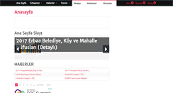 Desktop Screenshot of erbaaliyiz.com
